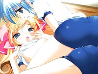Cute and petite hentai girls